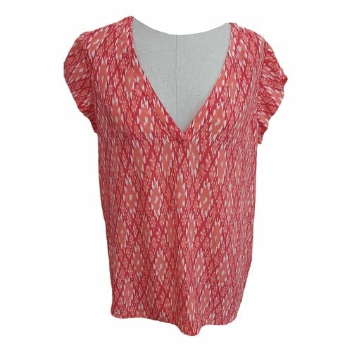 Pre-owned Joie Silk Blouse In Red