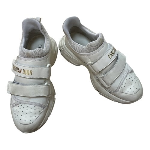 Pre-owned Dior Cloth Trainers In White
