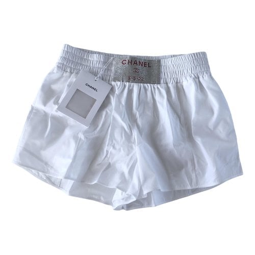 Pre-owned Chanel Shorts In White