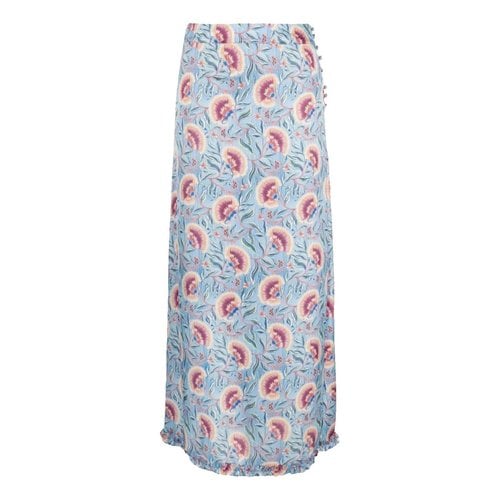 Pre-owned Rabanne Maxi Skirt In Multicolour
