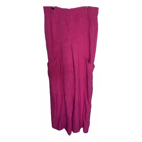 Pre-owned Jacquemus Trousers In Pink