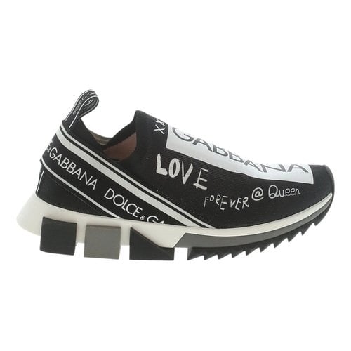 Pre-owned Dolce & Gabbana Sorrento Trainers In Black