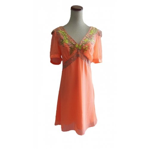 Pre-owned French Connection Mini Dress In Orange