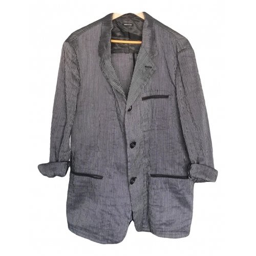 Pre-owned Giorgio Armani Silk Vest In Grey
