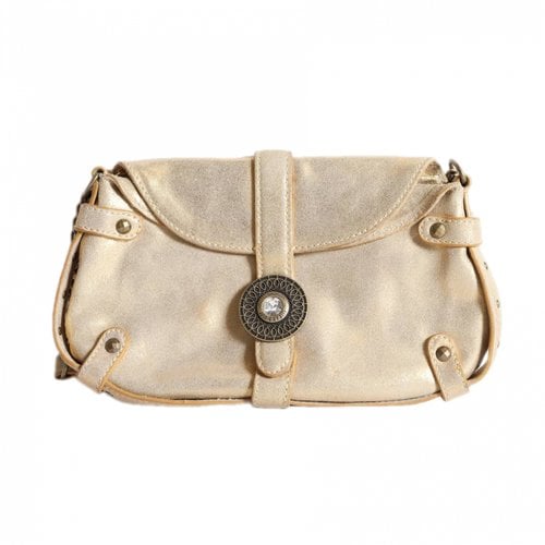 Pre-owned Just Cavalli Leather Handbag In Gold
