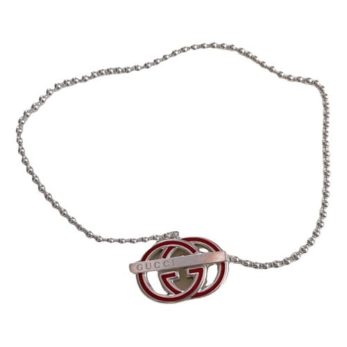 Pre-owned Gucci Mors Silver Necklace