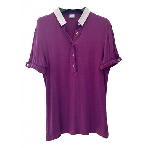 Pre-owned Fay Polo In Purple