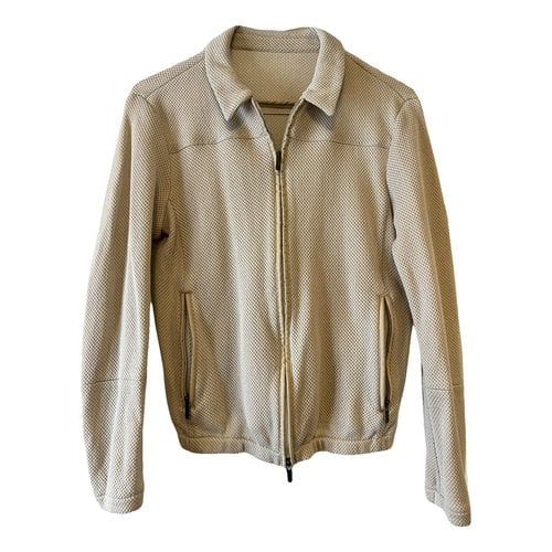 Pre-owned Emporio Armani Jacket In Beige