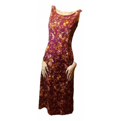 Pre-owned Tara Jarmon Maxi Dress In Multicolour