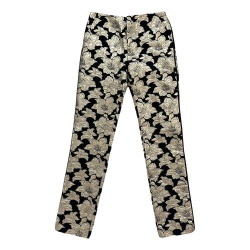Pre-owned Marni Trousers In Gold