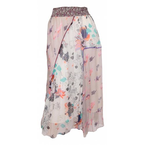 Pre-owned Isabel Marant Silk Maxi Skirt In Multicolour