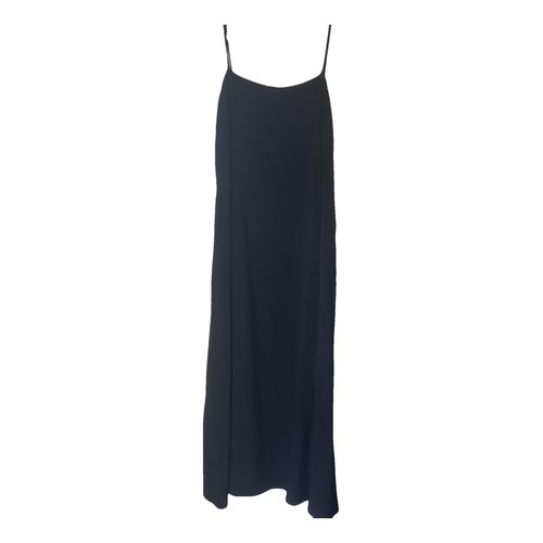 Pre-owned Helmut Lang Maxi Dress In Black