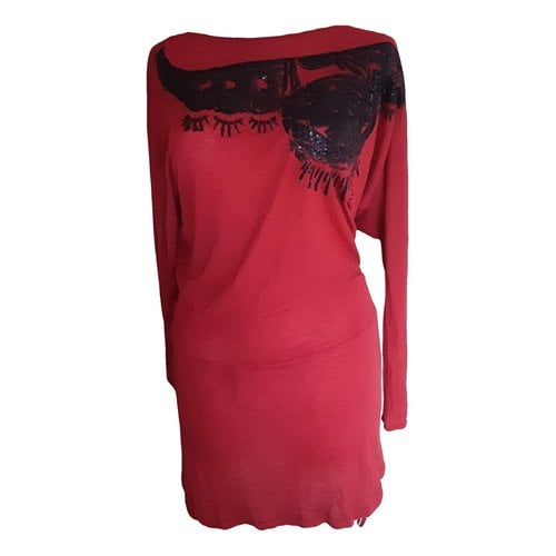 Pre-owned Andy Warhol Mini Dress In Red