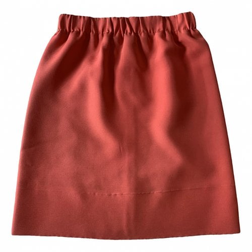 Pre-owned Marni Silk Mid-length Skirt In Pink