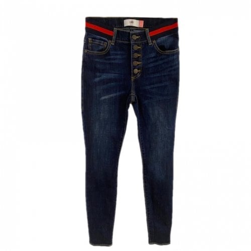 Pre-owned Cabi Slim Jeans In Blue