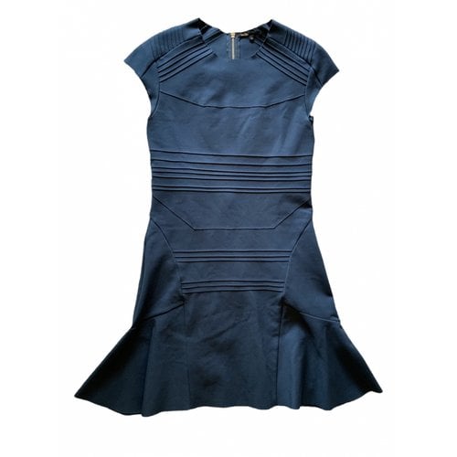 Pre-owned Maje Mid-length Dress In Navy