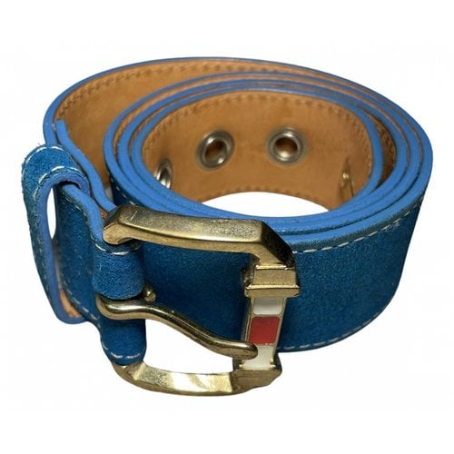 Pre-owned Dsquared2 Belt In Turquoise