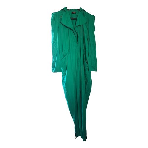 Pre-owned Mugler Jumpsuit In Green