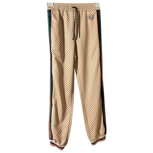 Pre-owned Gucci Trousers In Other