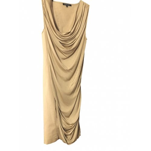 Pre-owned Patrizia Pepe Mid-length Dress In Beige