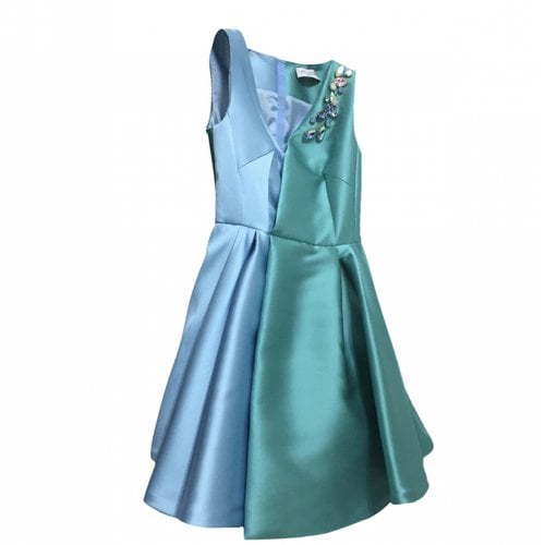 Pre-owned Maria Grazia Severi Dress In Turquoise