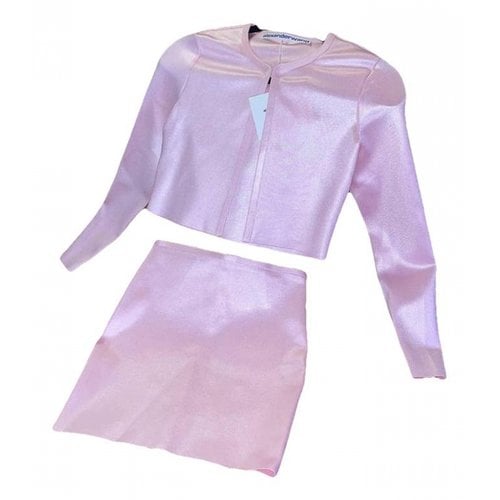 Pre-owned Alexander Wang Skirt Suit In Pink