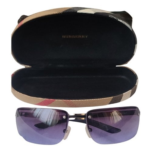 Pre-owned Burberry Sunglasses In Purple