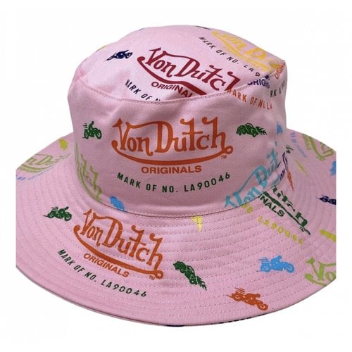 Pre-owned Von Dutch Cap In Pink