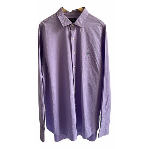 Pre-owned Polo Ralph Lauren Shirt In Purple