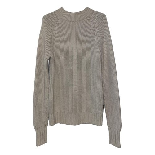 Pre-owned Gucci Cashmere Sweatshirt In Beige