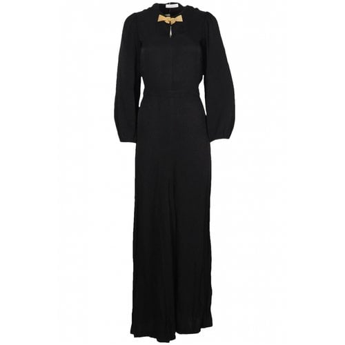 Pre-owned Chloé Maxi Dress In Black