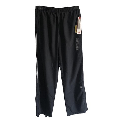 Pre-owned New Balance Trousers In Black