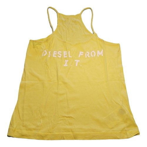 Pre-owned Diesel Vest In Yellow