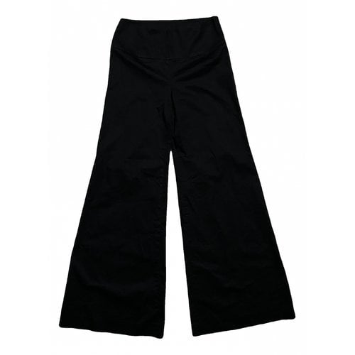 Pre-owned Ferragamo Large Pants In Black