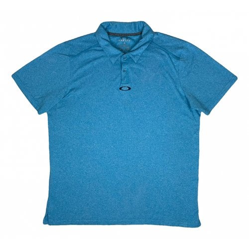 Pre-owned Oakley Polo Shirt In Blue