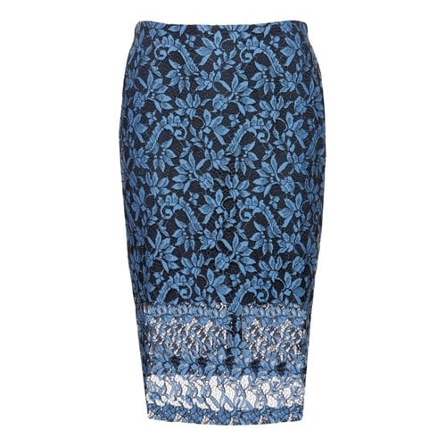 Pre-owned Hugo Boss Mid-length Skirt In Blue