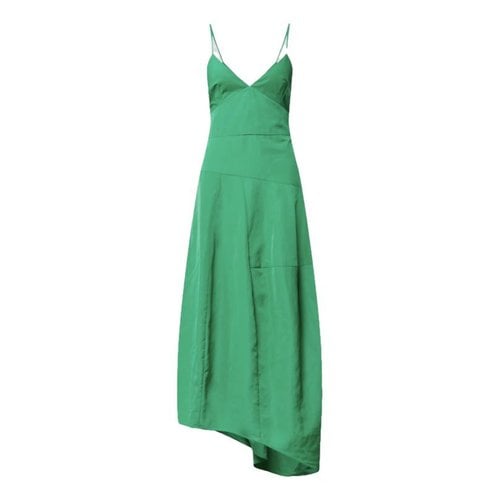 Pre-owned Tibi Mid-length Dress In Green