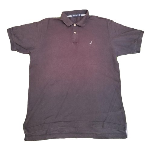 Pre-owned Nautica Polo Shirt In Black
