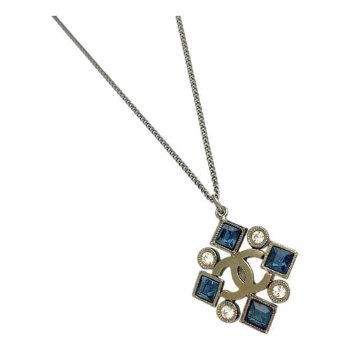 Pre-owned Chanel Necklace In Blue