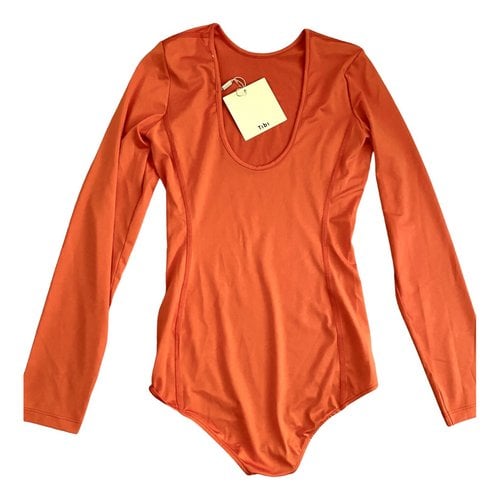 Pre-owned Tibi Jersey Top In Red