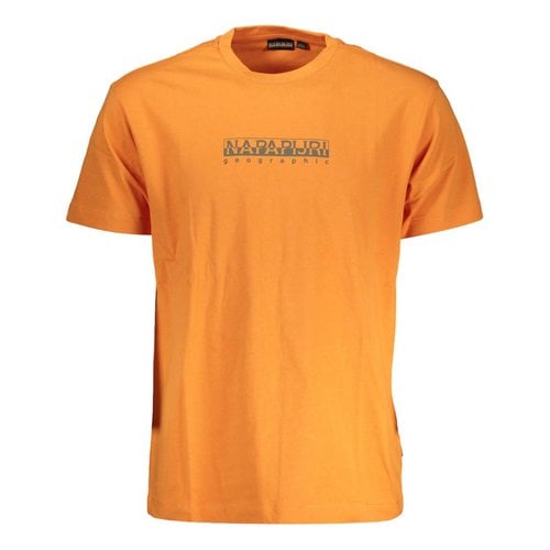 Pre-owned Napapijri T-shirt In Orange