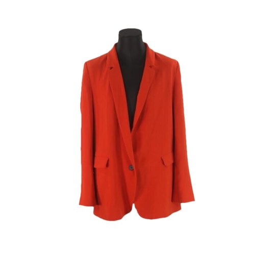 Pre-owned Ba&sh Suit Jacket In Red