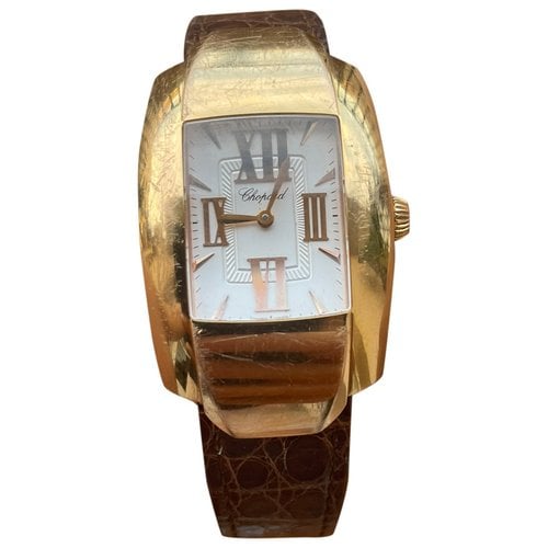 Pre-owned Chopard La Strada Yellow Gold Watch
