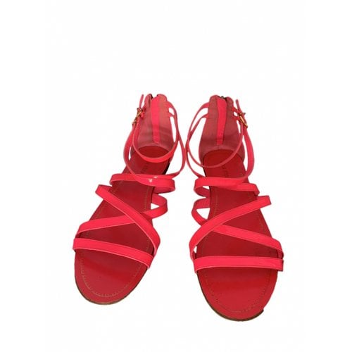 Pre-owned Miu Miu Leather Sandal In Other