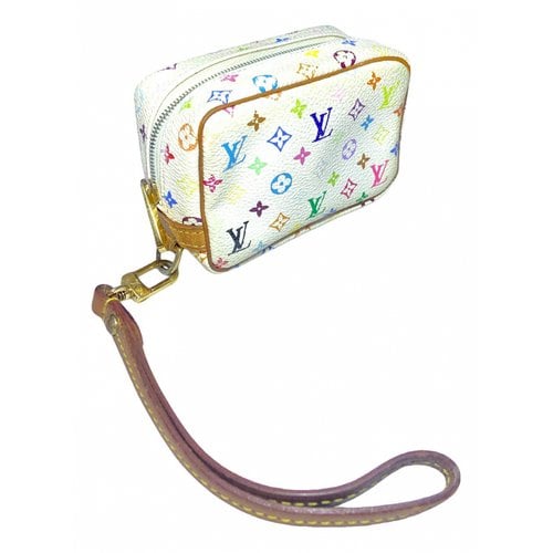 Pre-owned Louis Vuitton Wapity Leather Clutch Bag In Multicolour