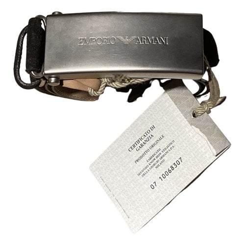 Pre-owned Emporio Armani Belt In Brown