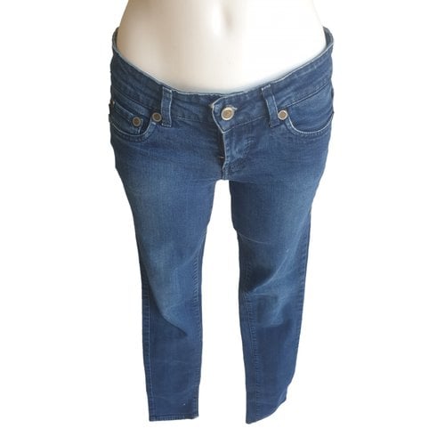 Pre-owned Just Cavalli Slim Jeans In Blue