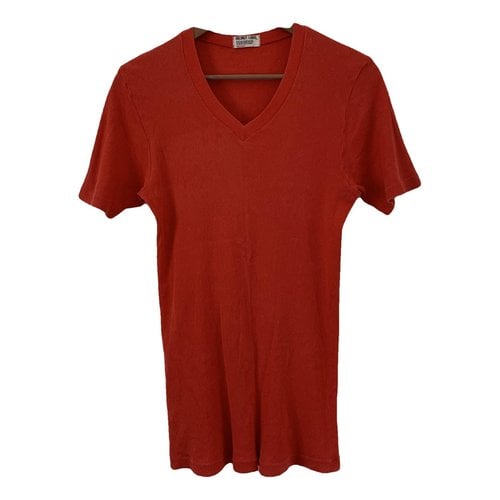 Pre-owned Helmut Lang T-shirt In Red