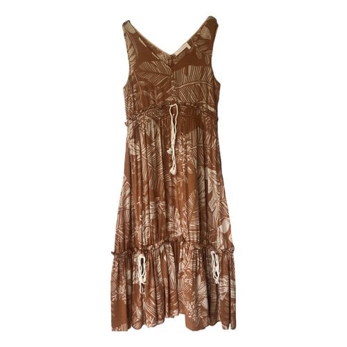 Pre-owned See By Chloé Maxi Dress In Brown