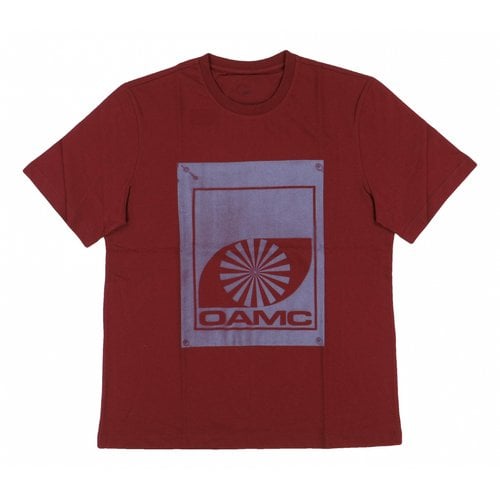 Pre-owned Oamc T-shirt In Red